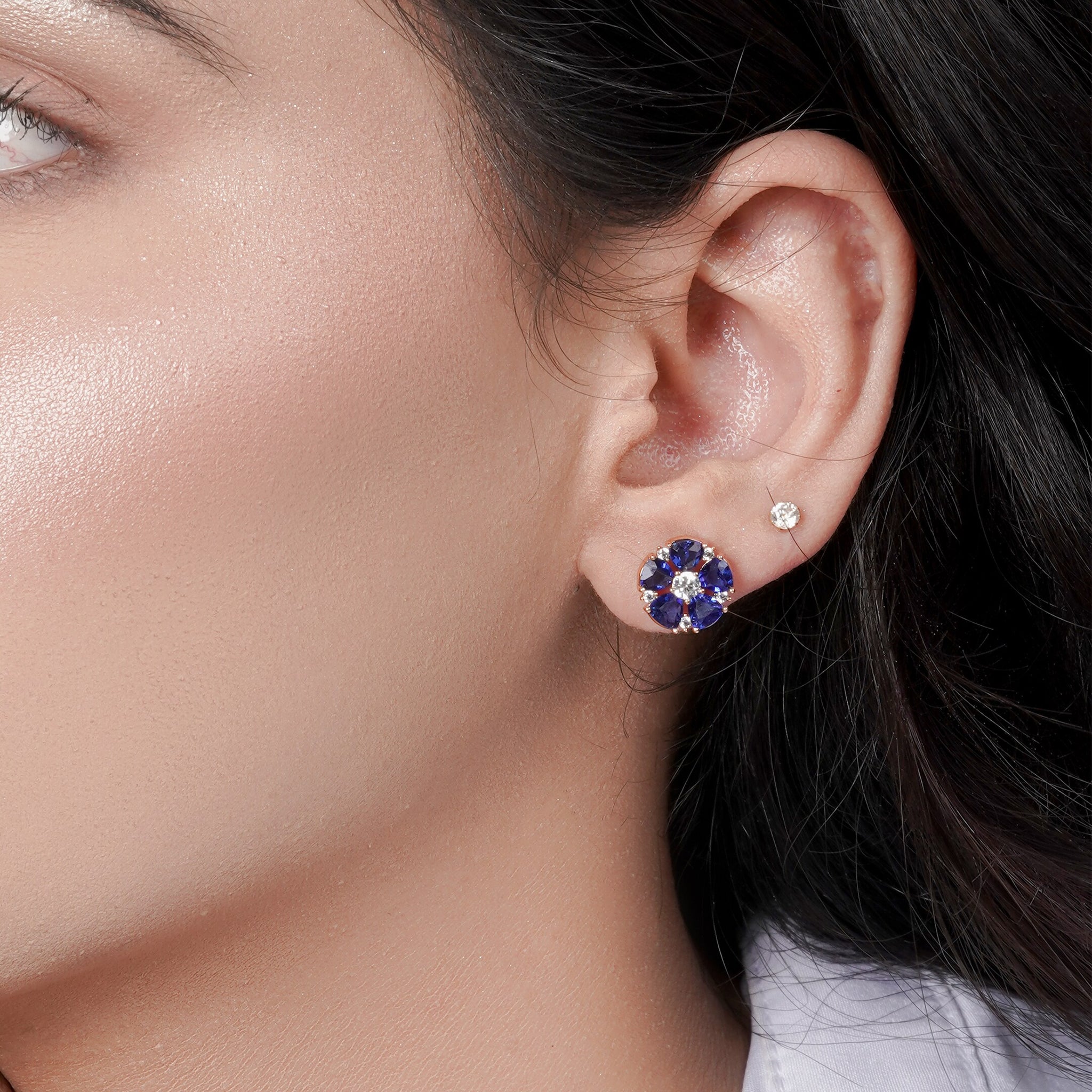 Sapphire Splendour Earring