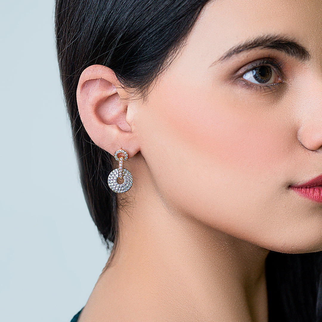 Diamond Vine Earring