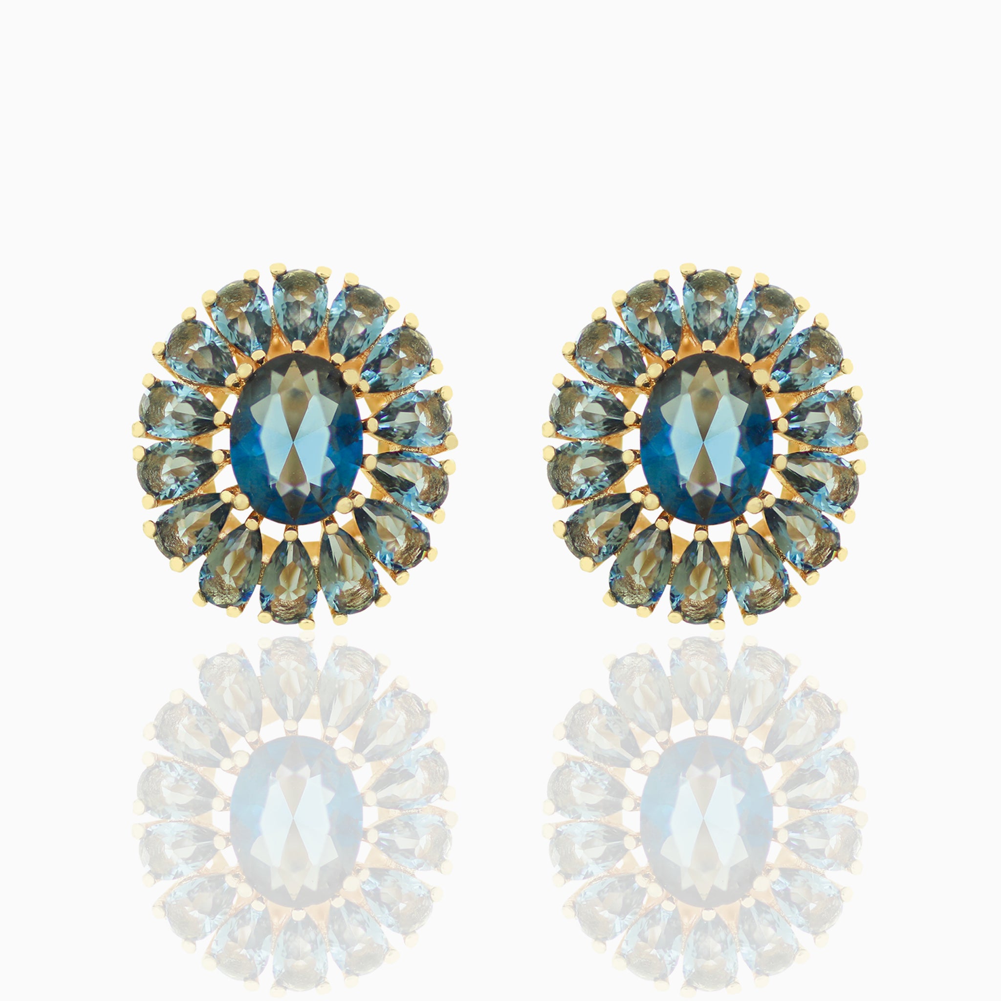 Blue Jade II Earring